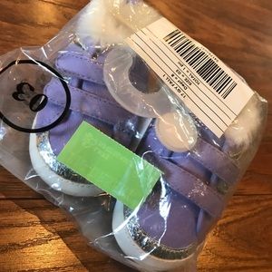Gymboree Purple Wing Shoes with Fur